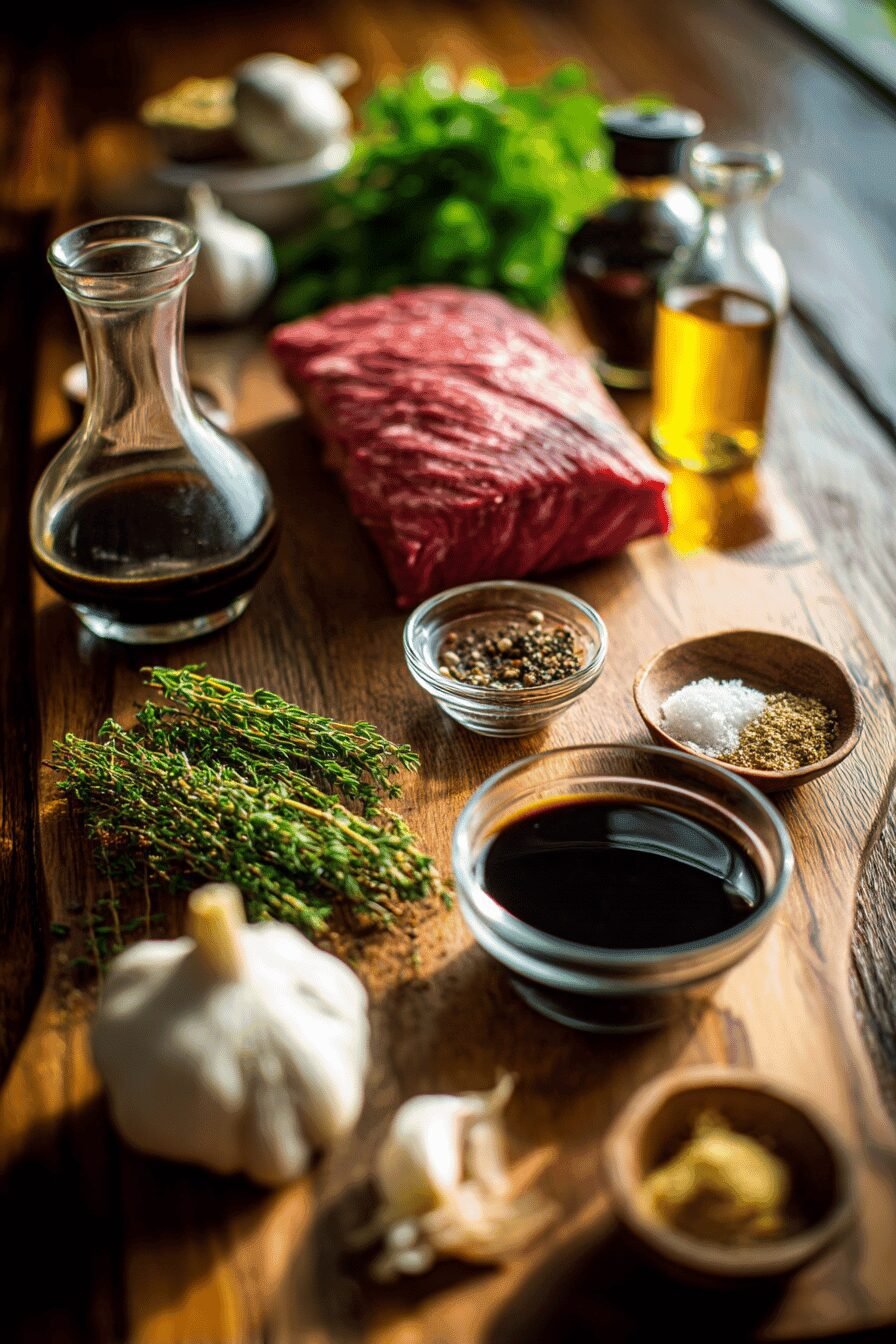 Balsamic Marinated Flank Steak