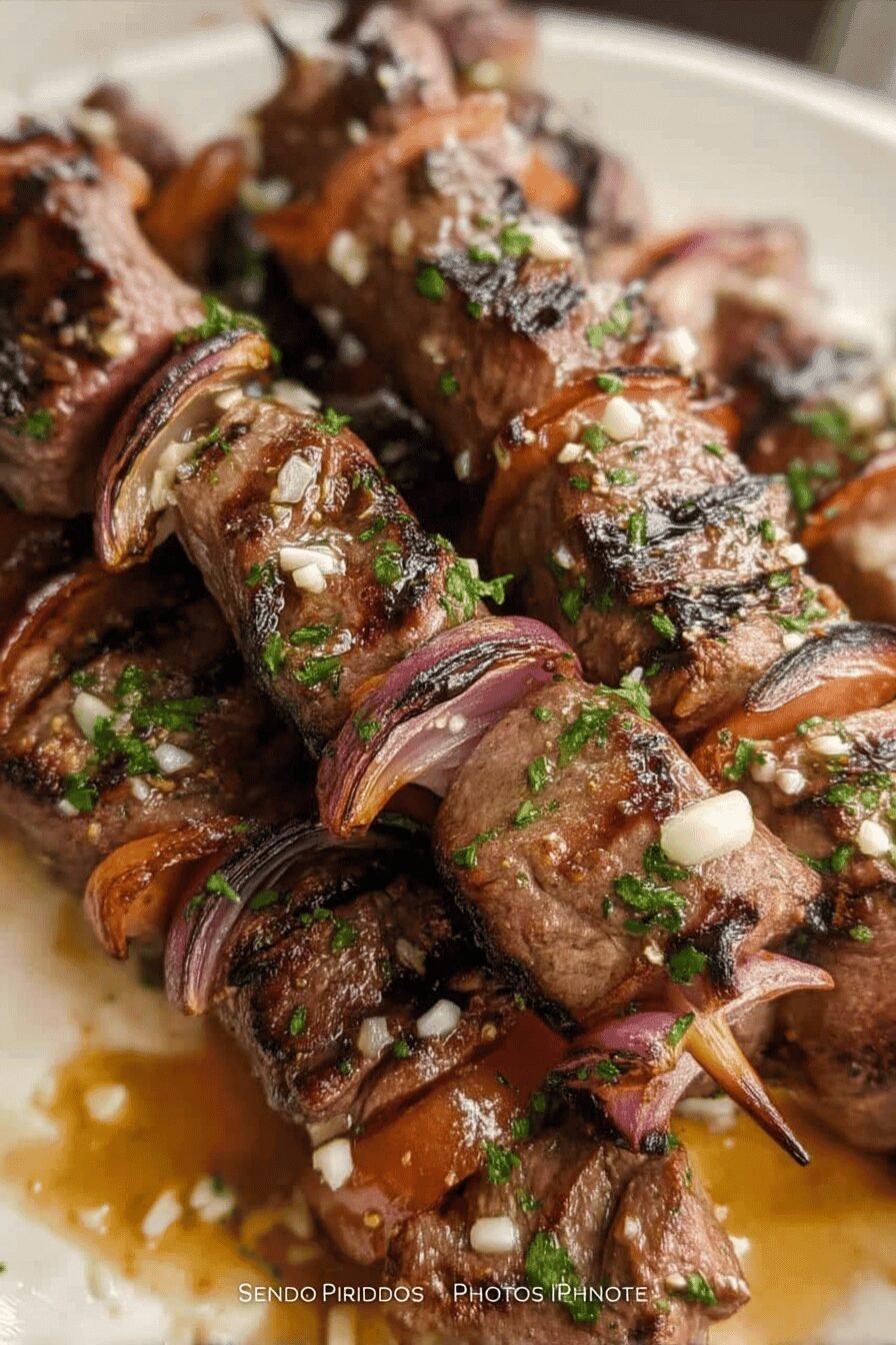 Garlic Butter Steak Kabobs
