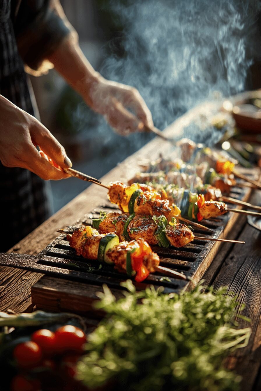Greek Chicken Kabobs