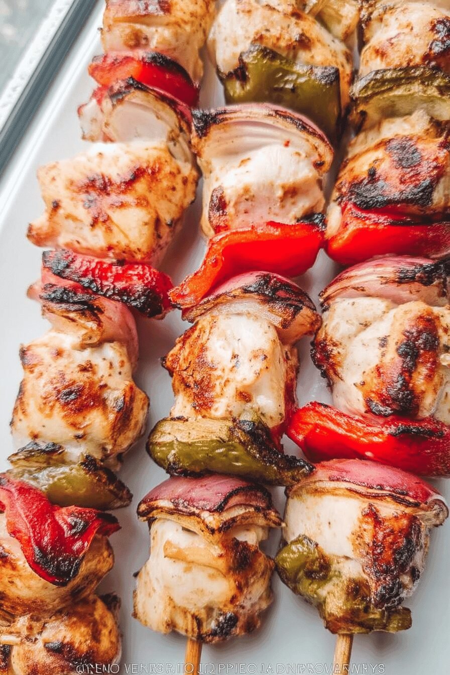Grilled Chicken Kabobs With Vegetables