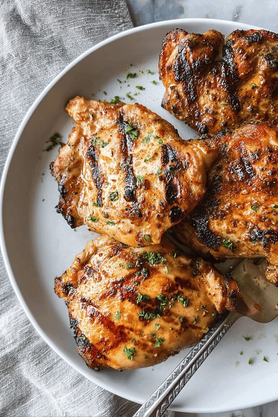 Grilled Chicken Thighs