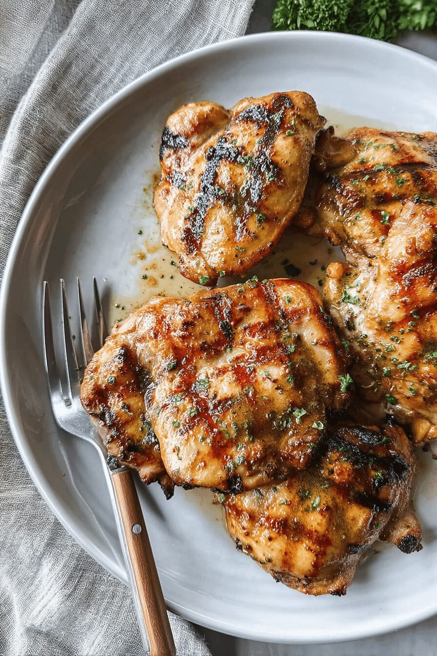 Grilled Chicken Thighs