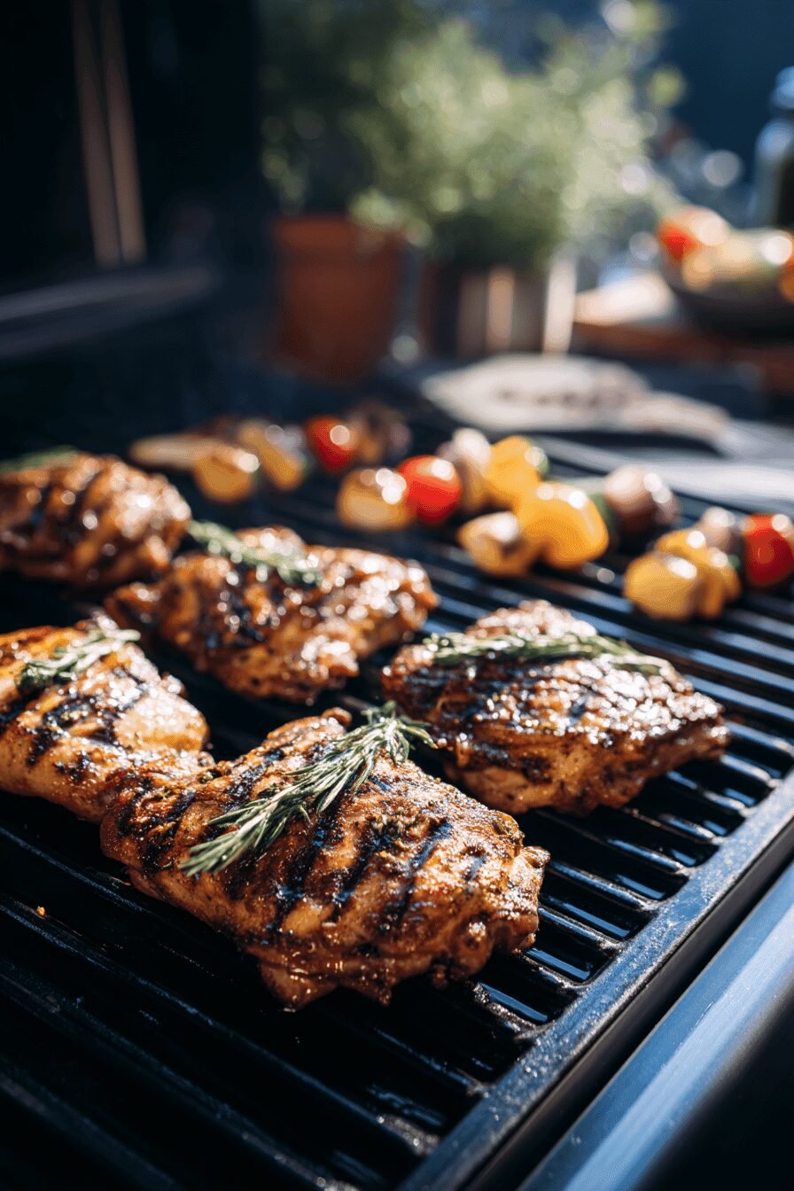 Grilled Chicken Thighs