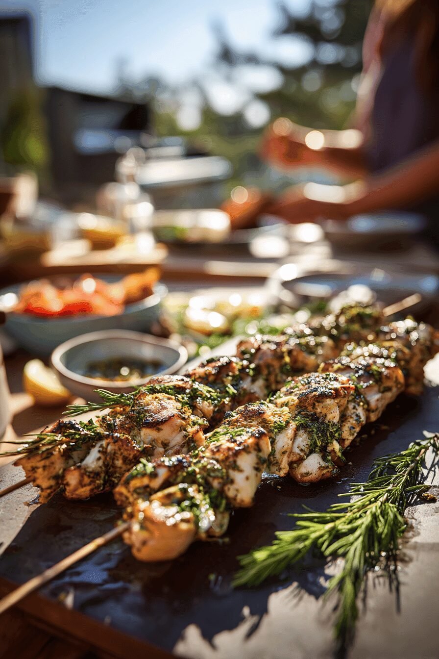 Grilled Chicken Thighs