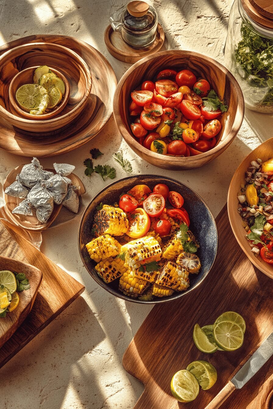 Grilled Corn Salad