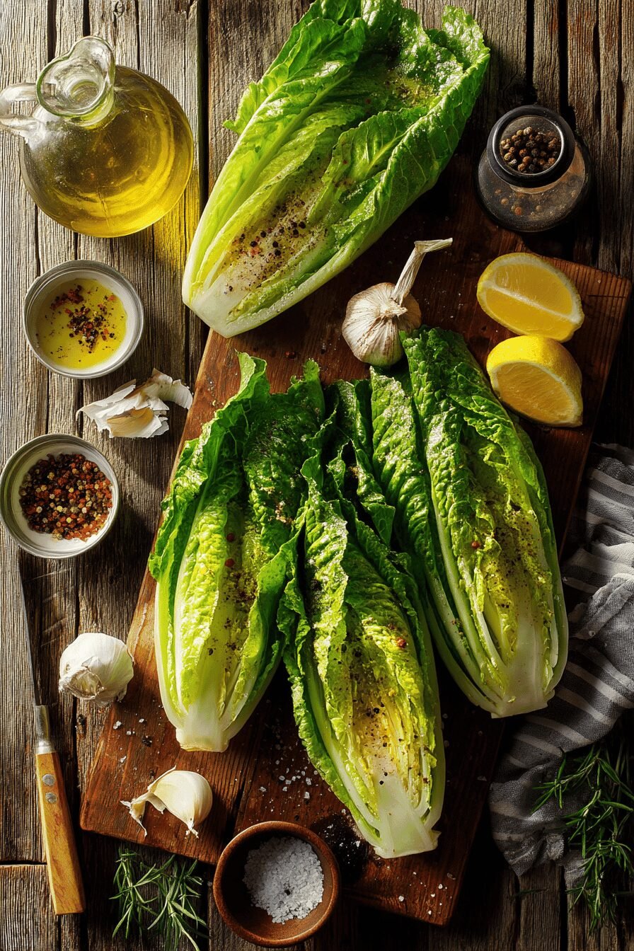 Grilled Romaine