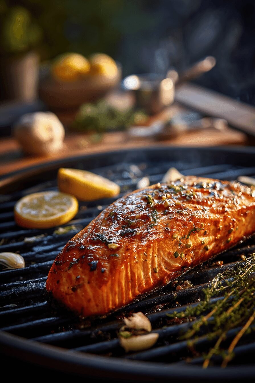 Garlic Herb Grilled Salmon Recipe For Perfect Flavor And Easy Cooking 6 Grilled Salmon