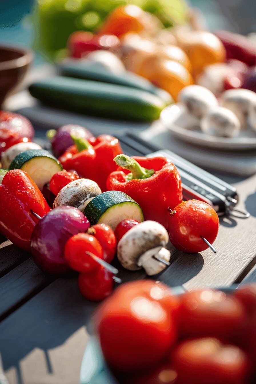 Grilled Vegetable Kabobs