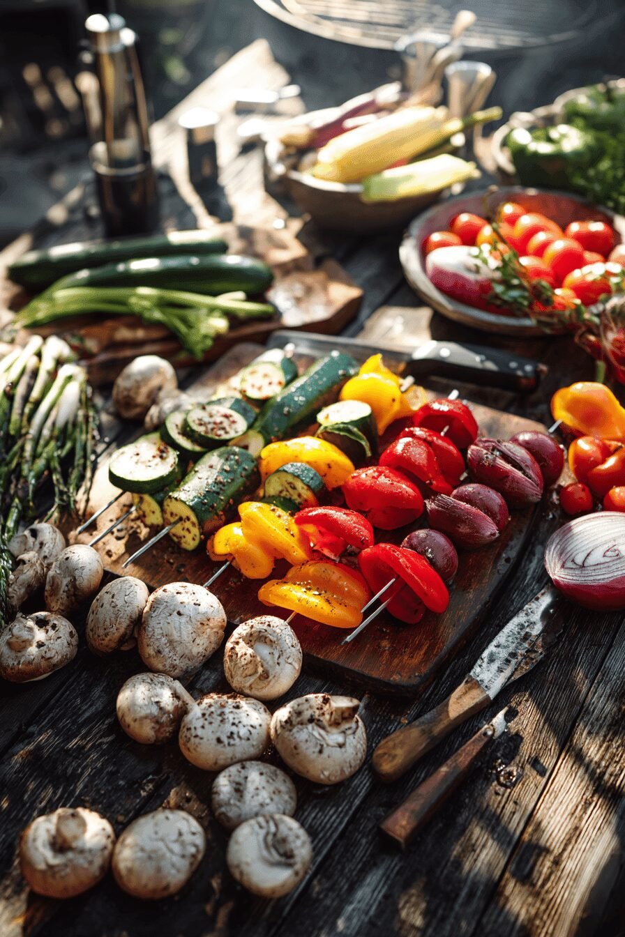 Grilled Vegetable Kabobs