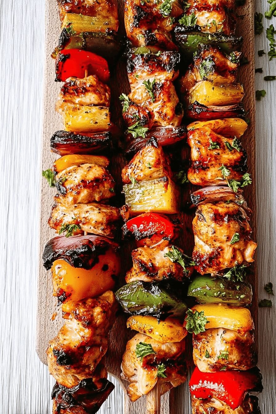 Hawaiian Chicken Kabobs