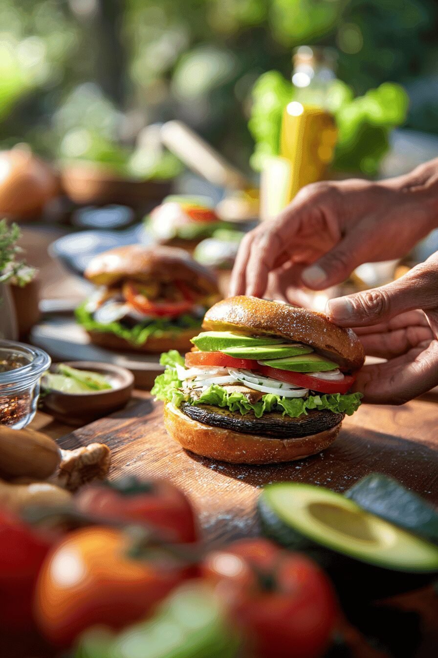 Portobello Mushroom Burgers