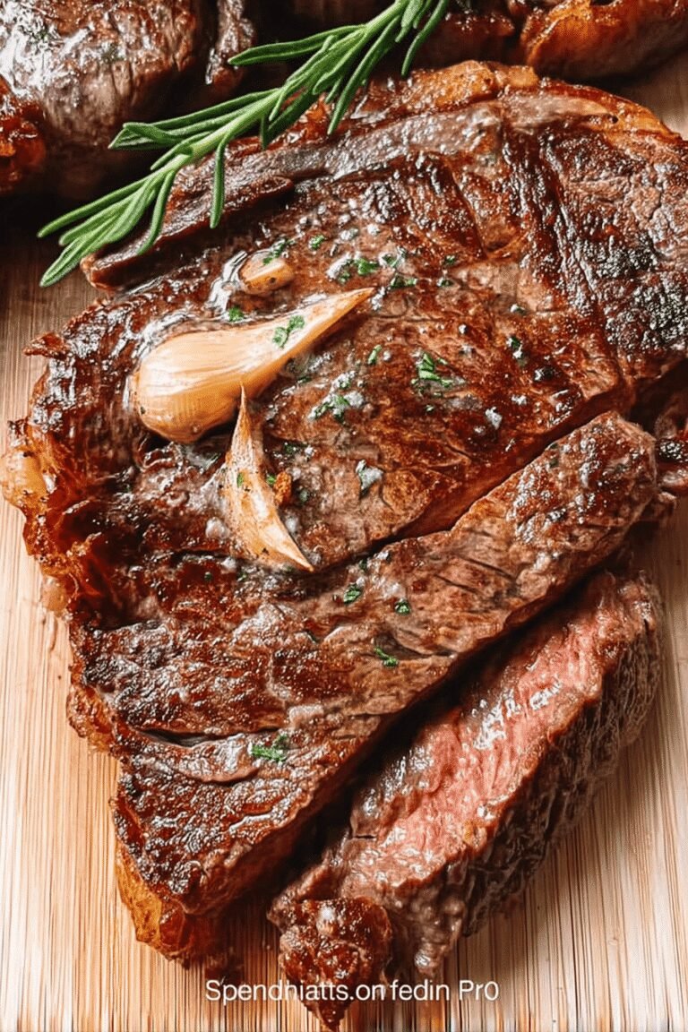 Ribeye Steaks With Garlic Herb Butter 2.Png