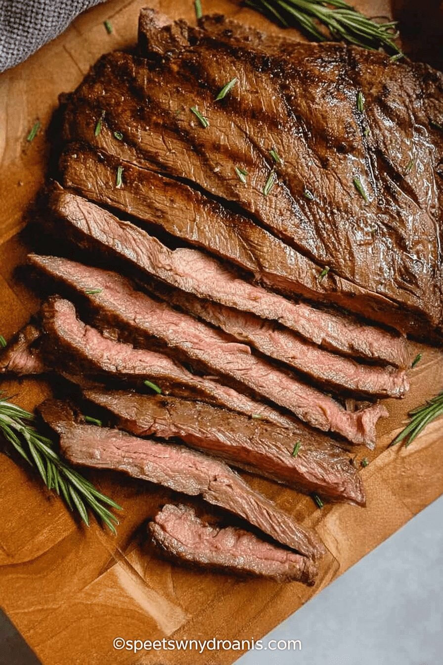 Balsamic Marinated Flank Steak Recipe