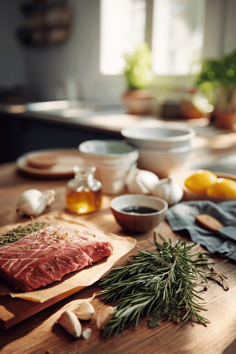 Balsamic Marinated Flank Steak Recipe