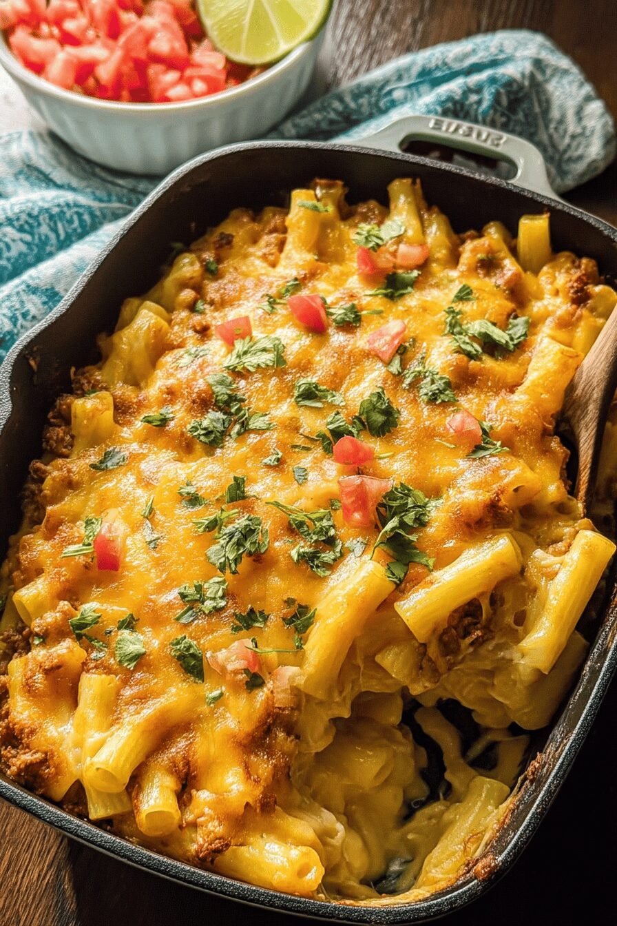 Baked Mexican Mac And Cheese