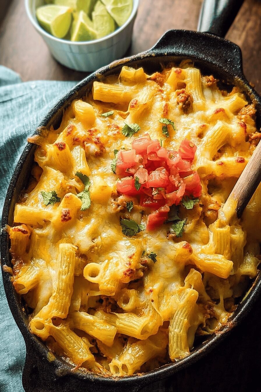 Baked Mexican Mac And Cheese