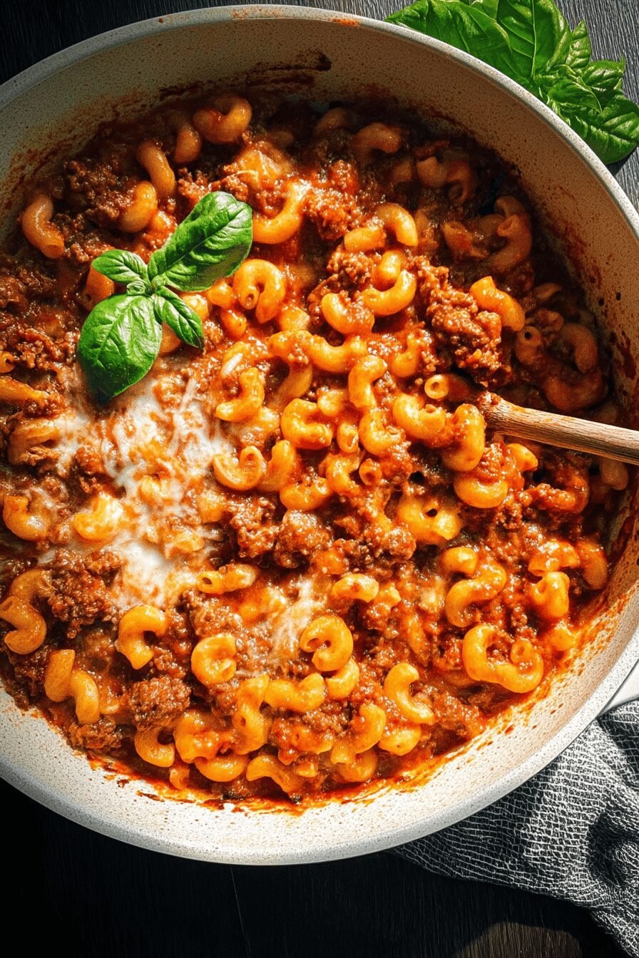 Cheesy Beefaroni Casserole