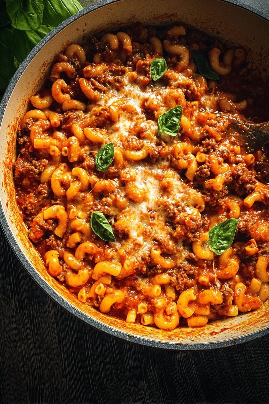 Cheesy Beefaroni Casserole