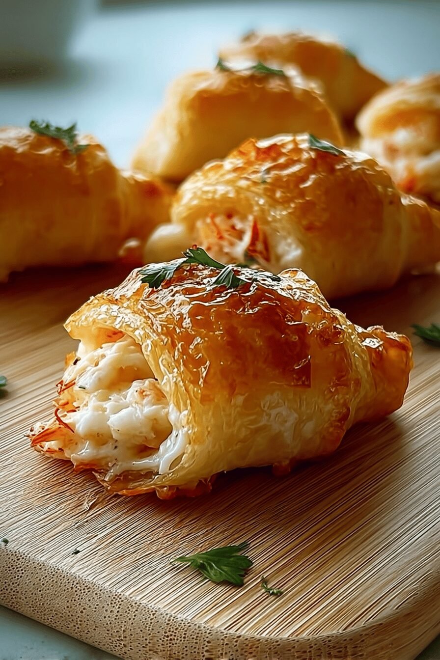 Crab Crescent Bites