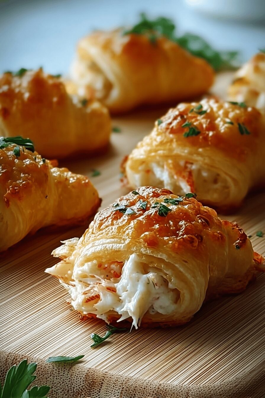 Crab Crescent Bites