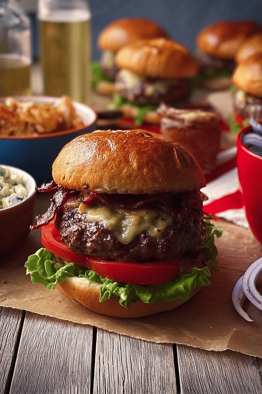 Grilled Beef Burgers