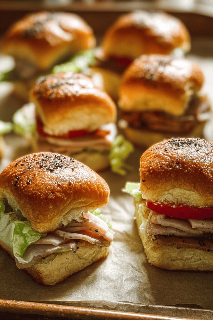 Juicy Turkey Sliders
