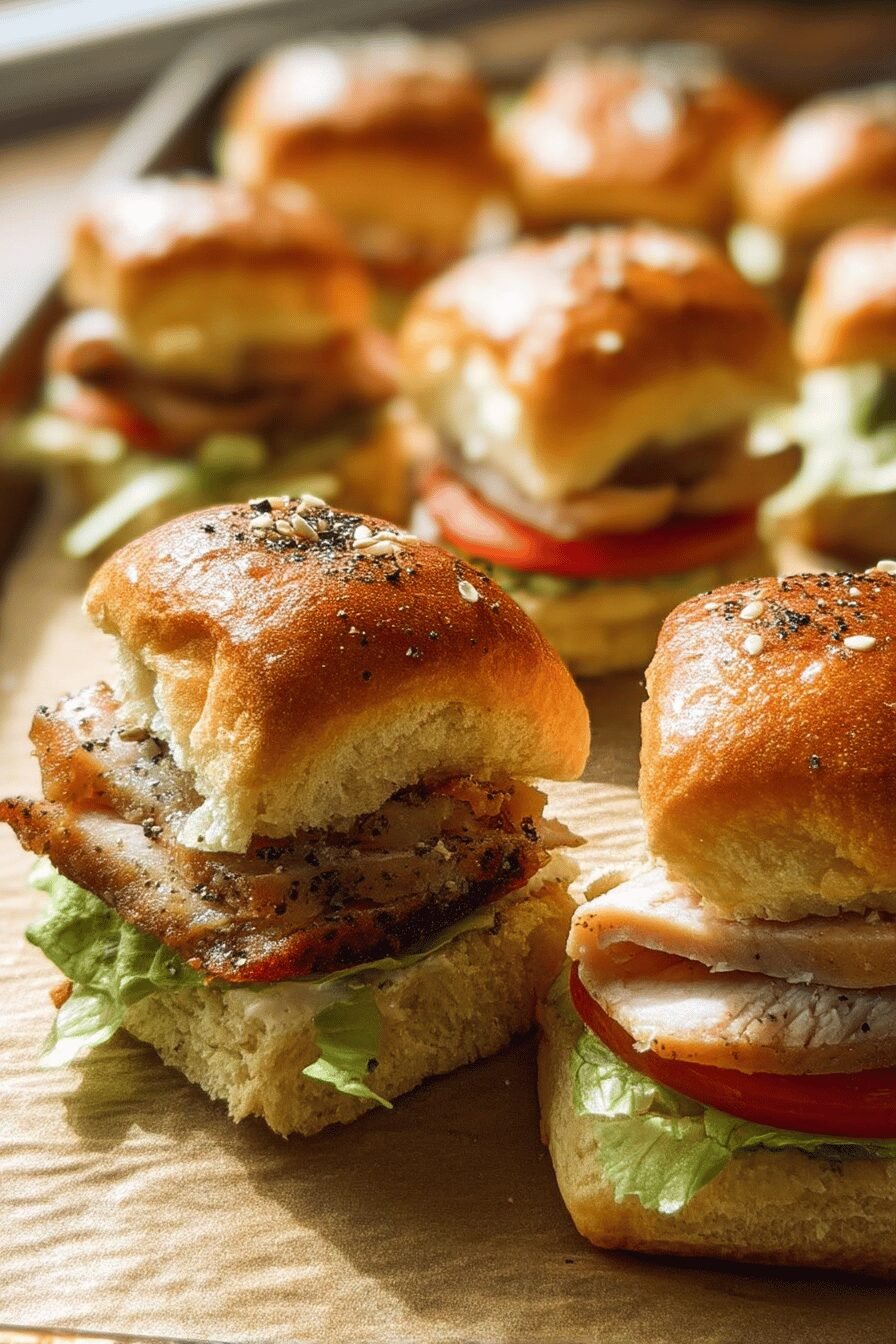 Juicy Turkey Sliders