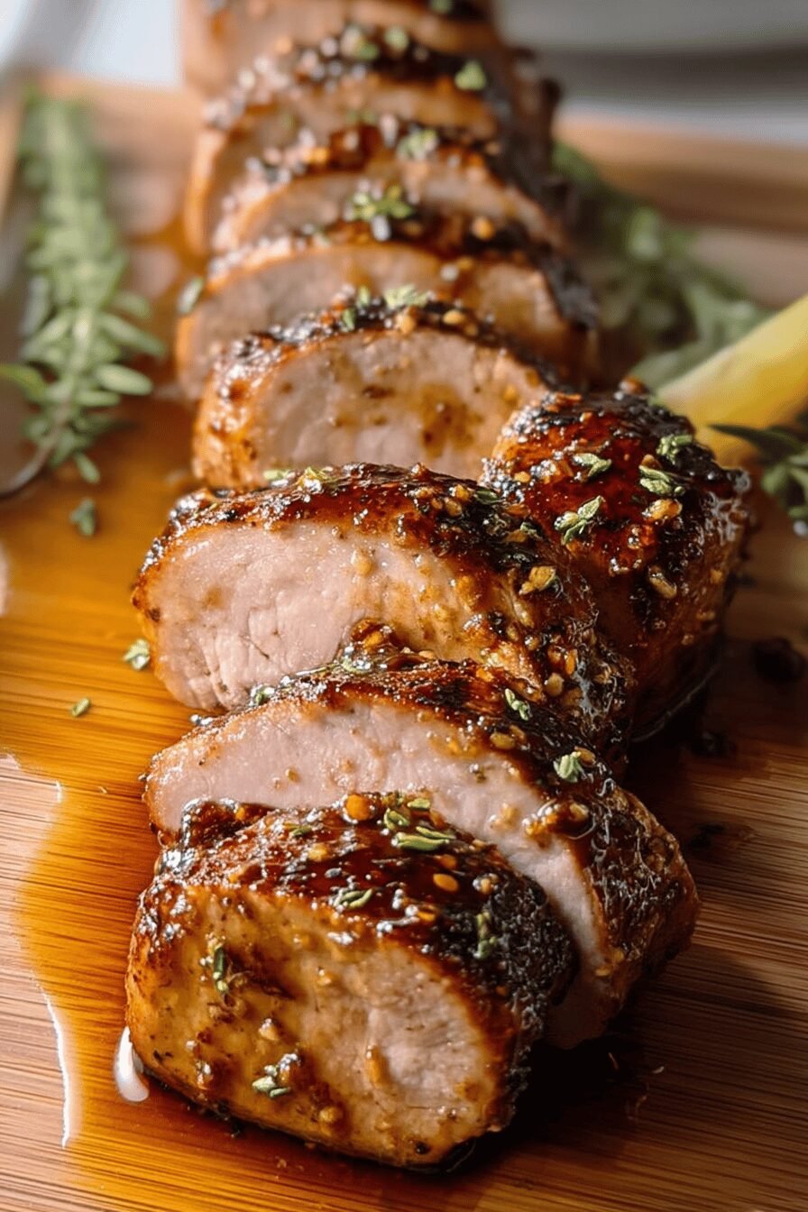 Maple Mustard Pork Tenderloin