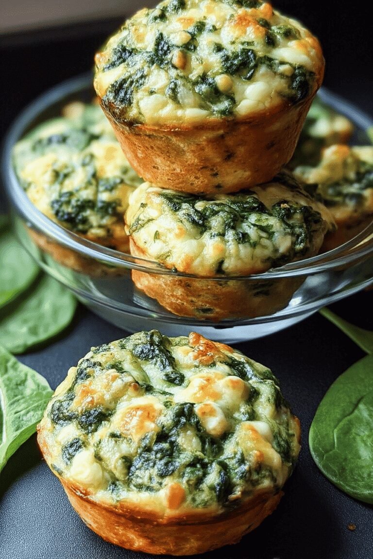 Savory Spinach Cheese Breakfast Muffins 2.Png