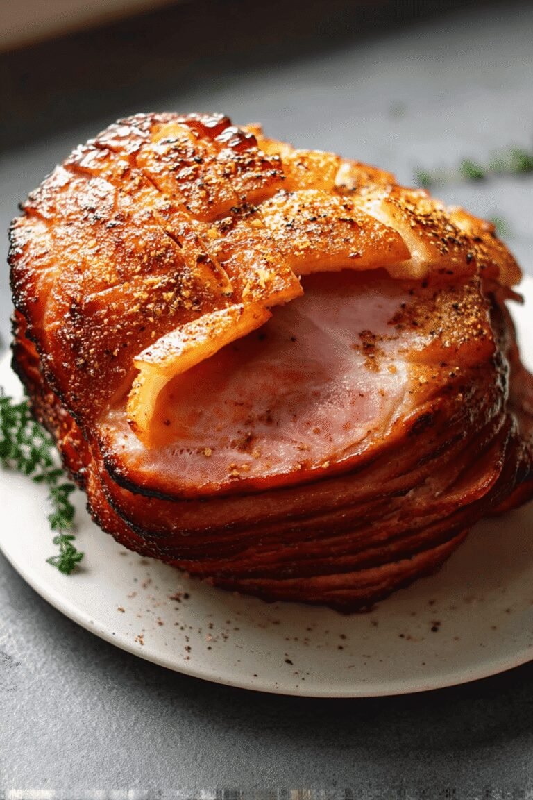Slow Cooked Glazed Ham With Pineapple 2.Png