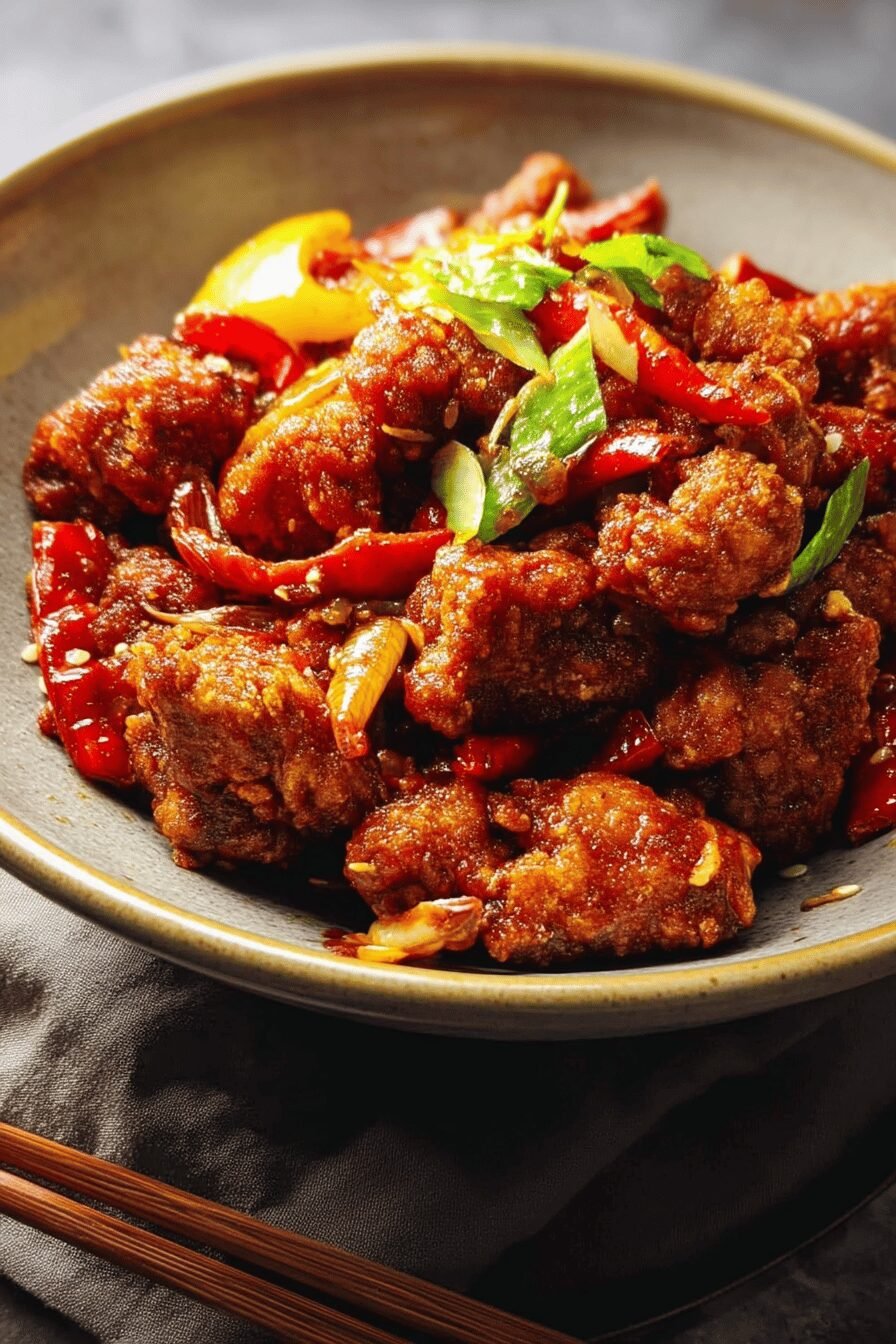 Sweet And Spicy Crispy Chicken