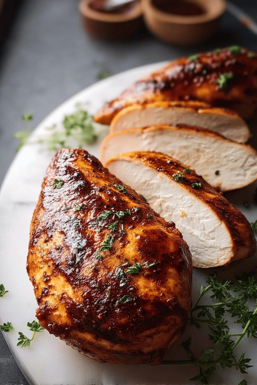 Tender Smoked Chicken Breasts