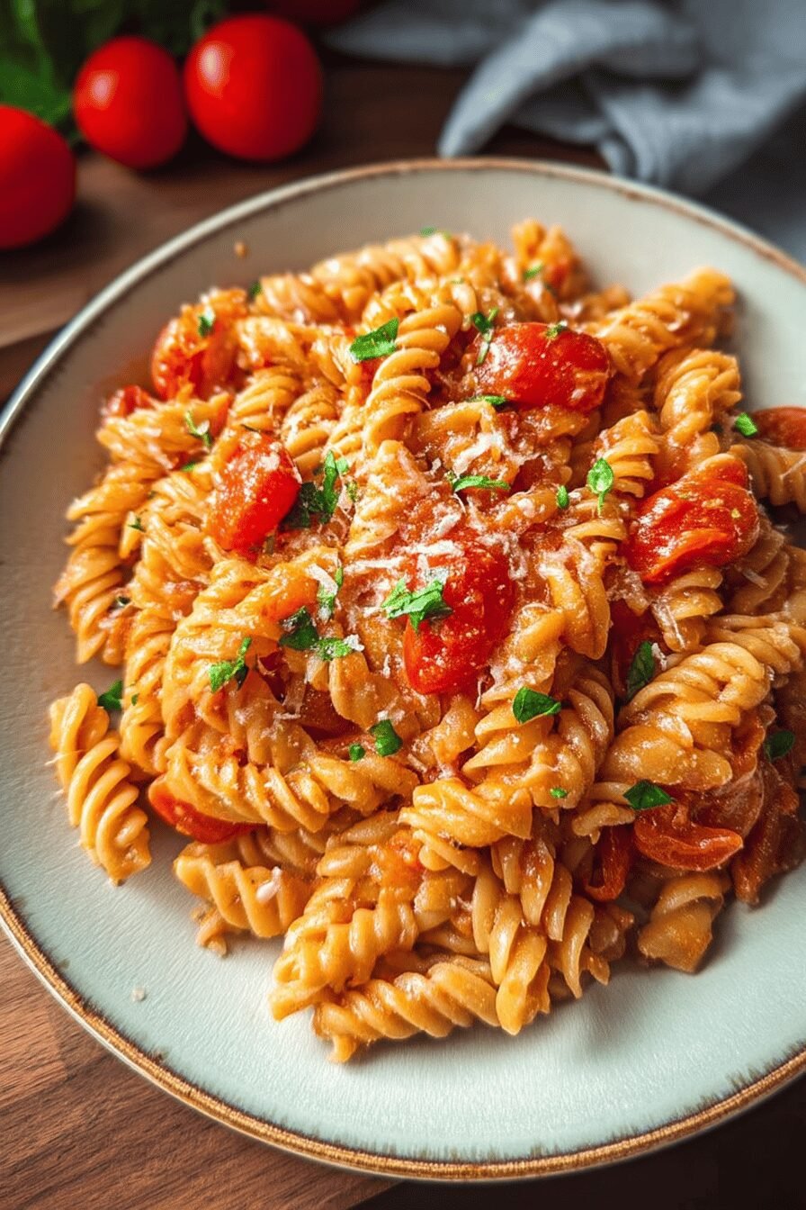 Tomato Chickpea Pasta
