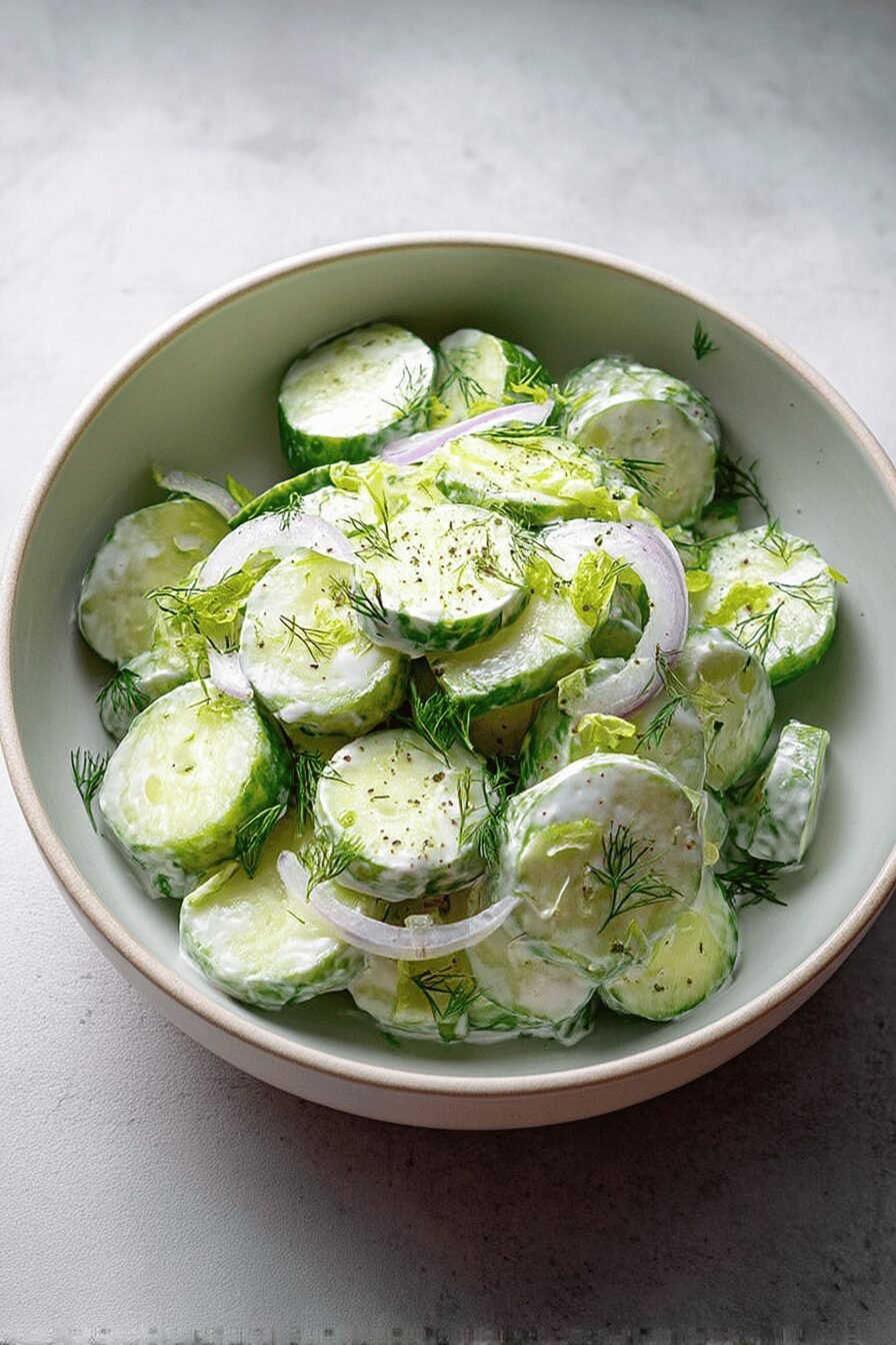 Yogurt Cucumber Salad