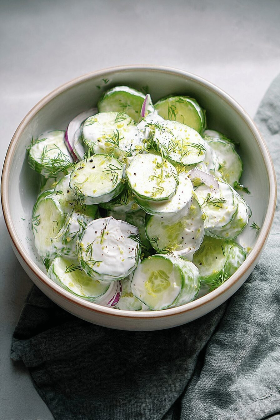 Yogurt Cucumber Salad