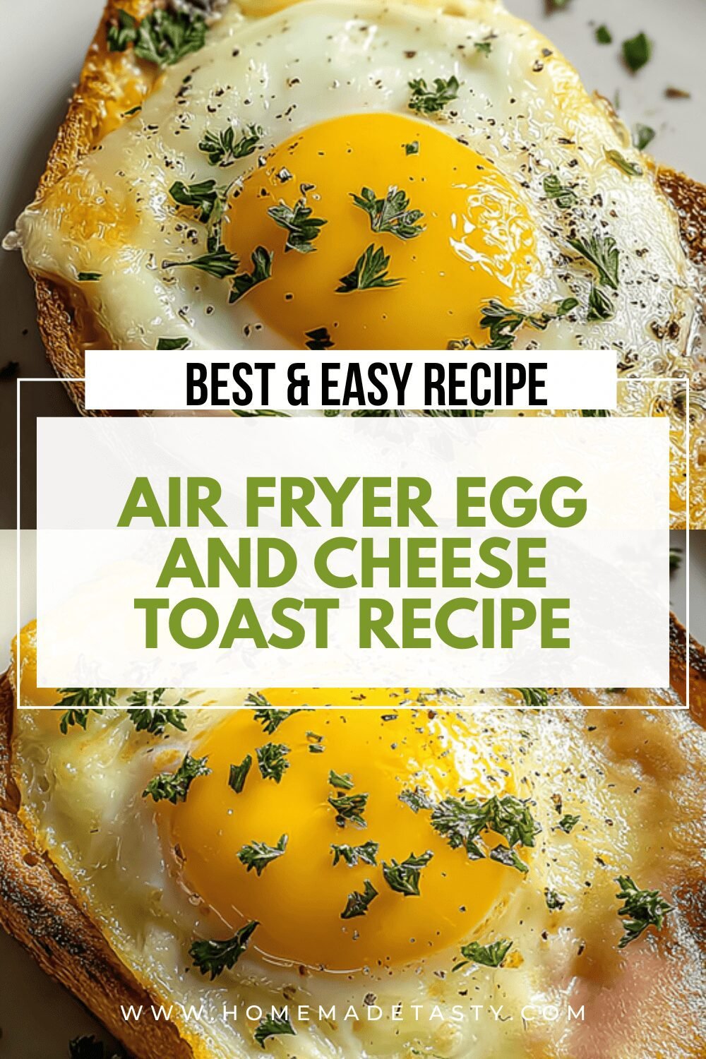 Air Fryer Egg And Cheese Toast Recipe