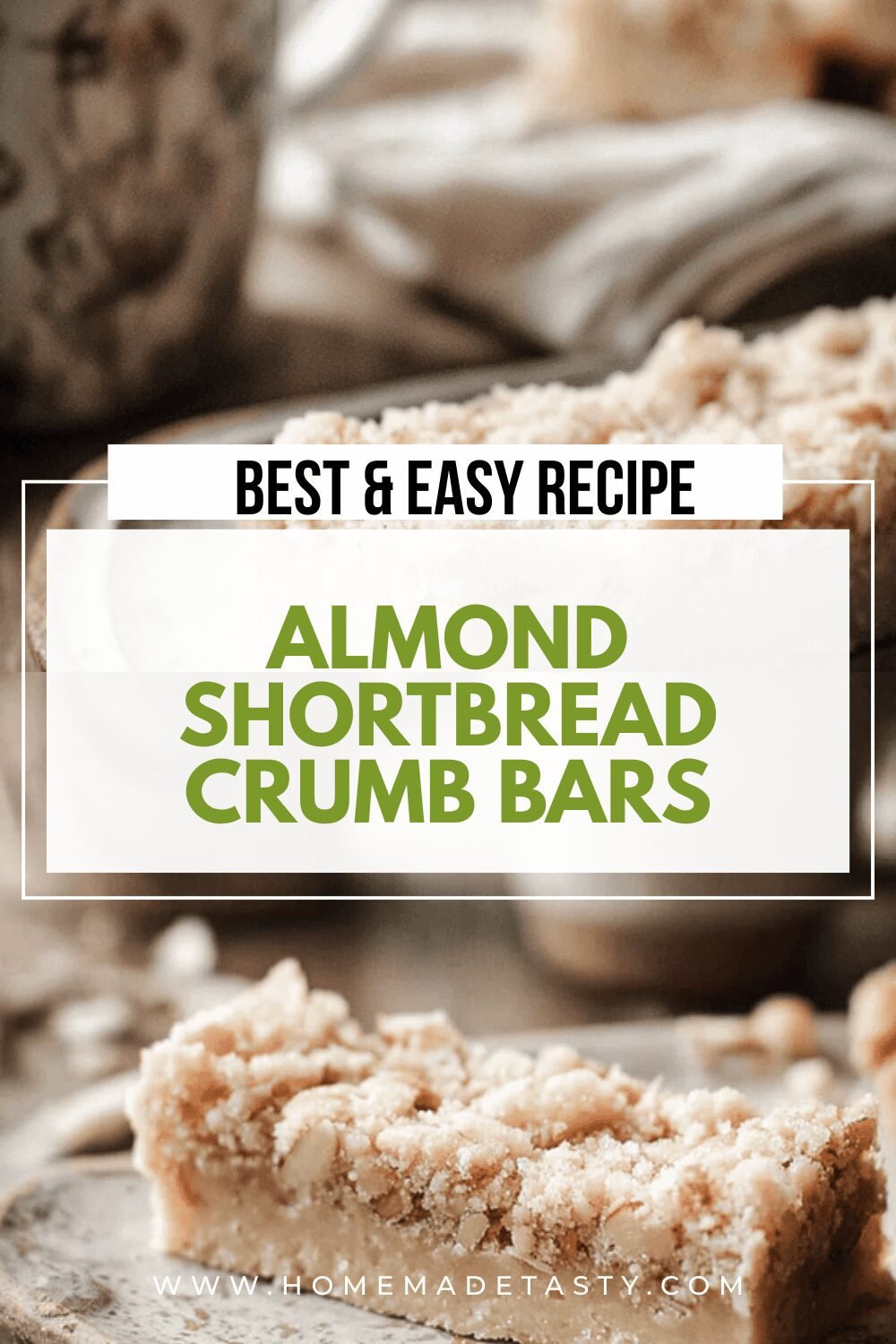 Almond Crumb Bars Recipe With Crispy, Nutty Layers 6 Almond Shortbread Crumb Bars