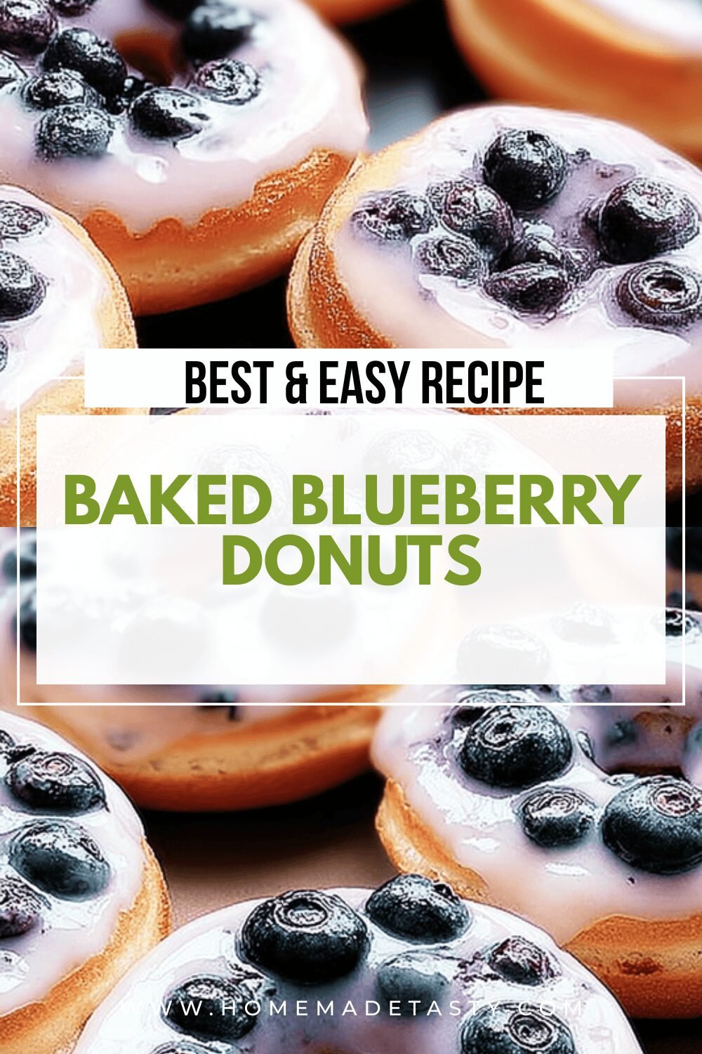 Baked Blueberry Donuts