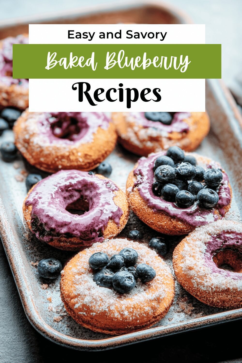 Baked Blueberry Doughnuts Simple Homemade Recipe 7 Baked Blueberry Donuts