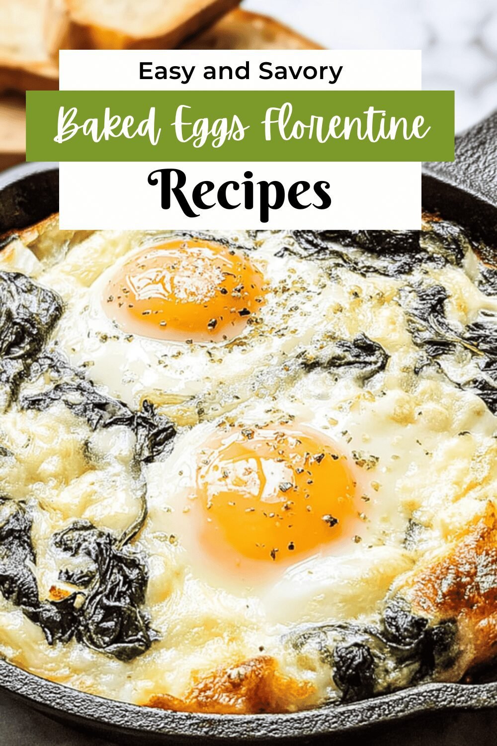 Baked Eggs Florentine Simple Breakfast Dish 7 Baked Eggs Florentine