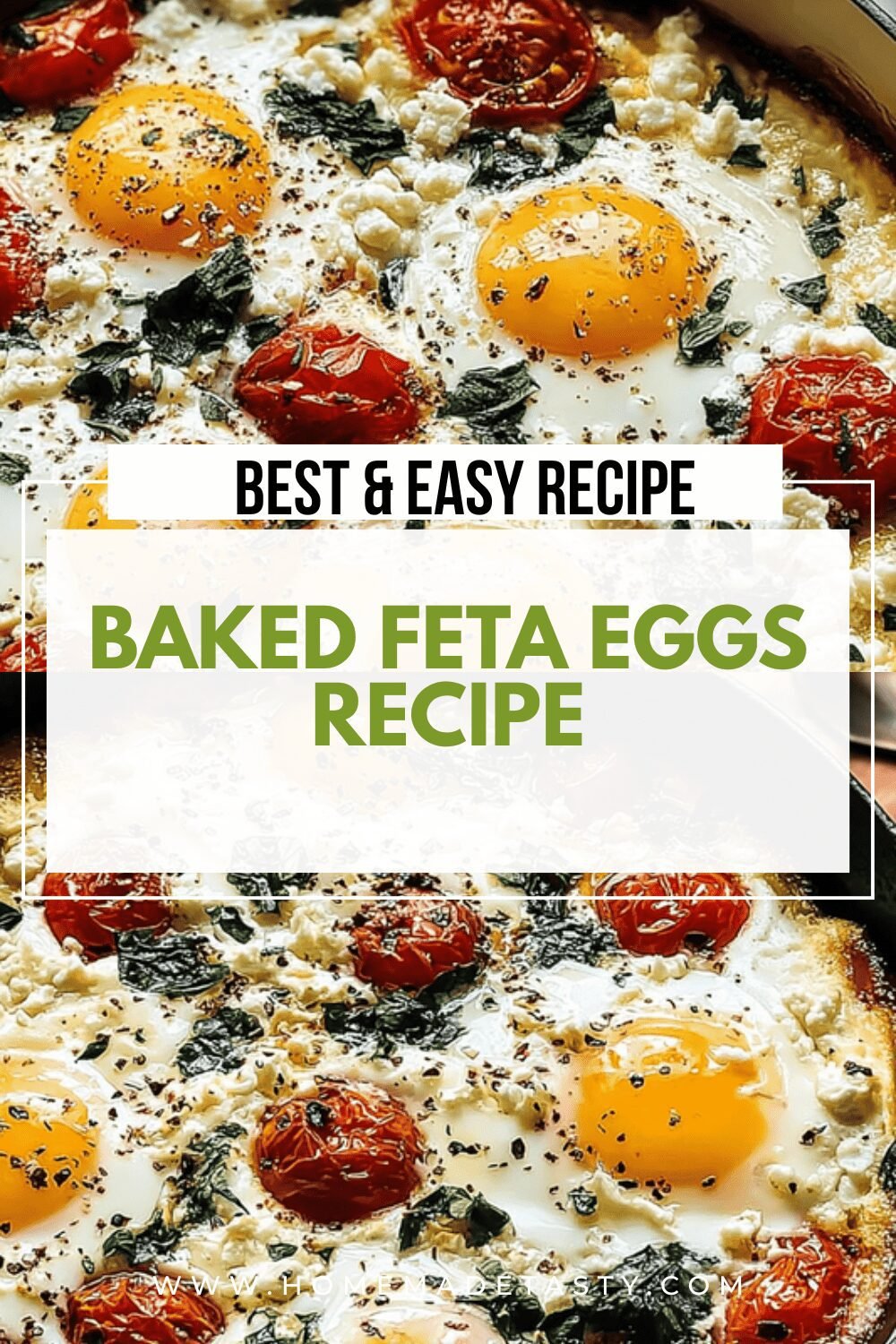 Baked Feta Eggs Recipe