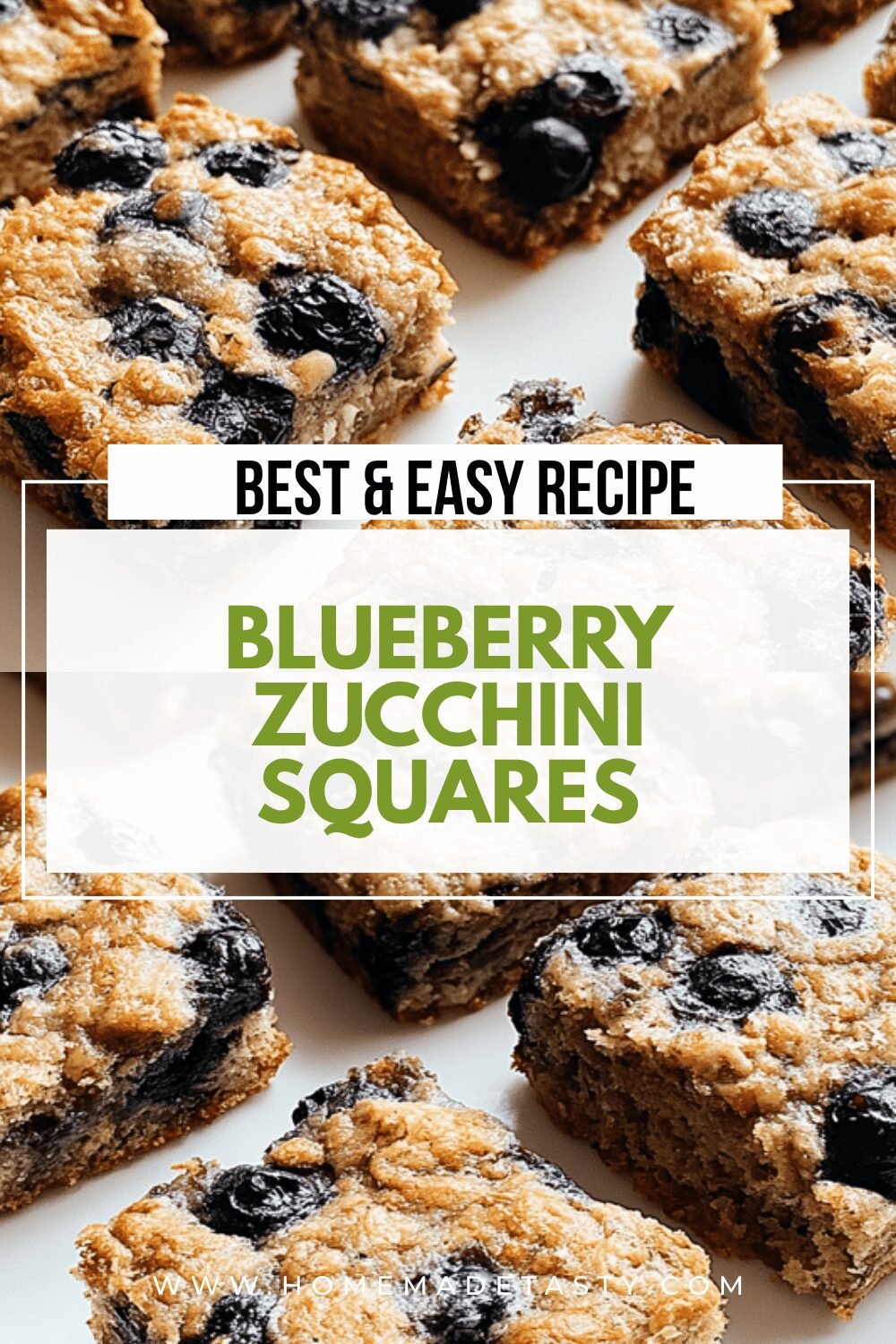 Blueberry Zucchini Squares