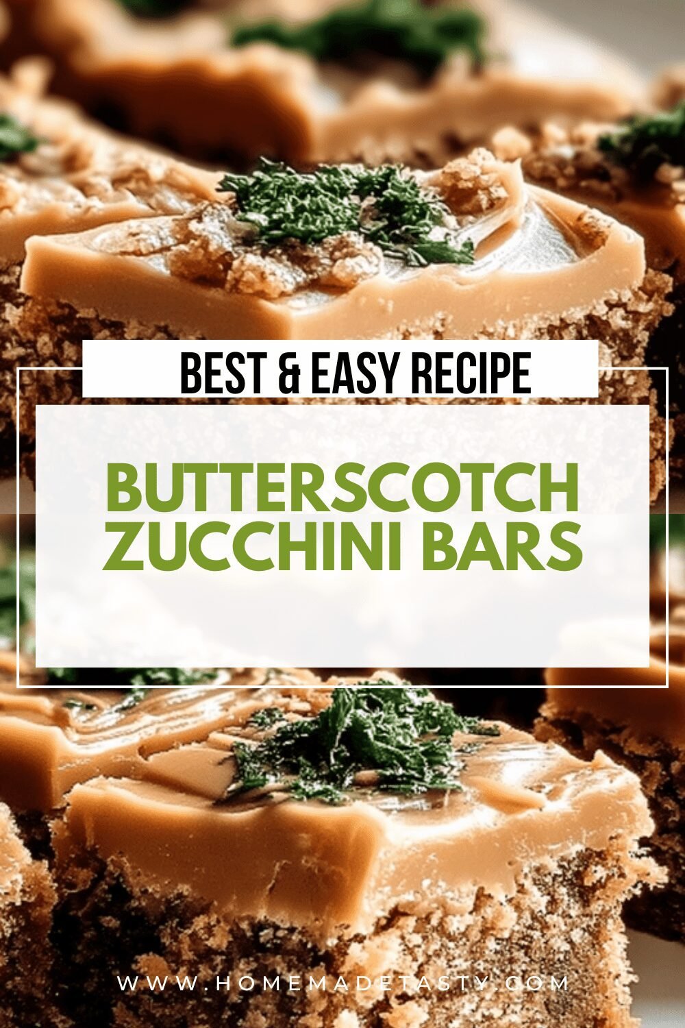 Butterscotch Zucchini Bars