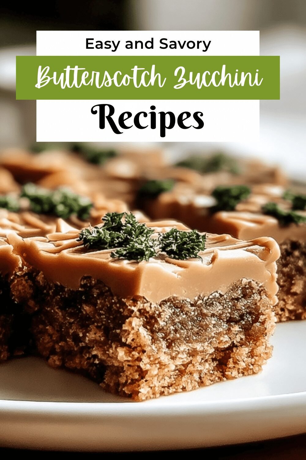 Butterscotch Zucchini Bars