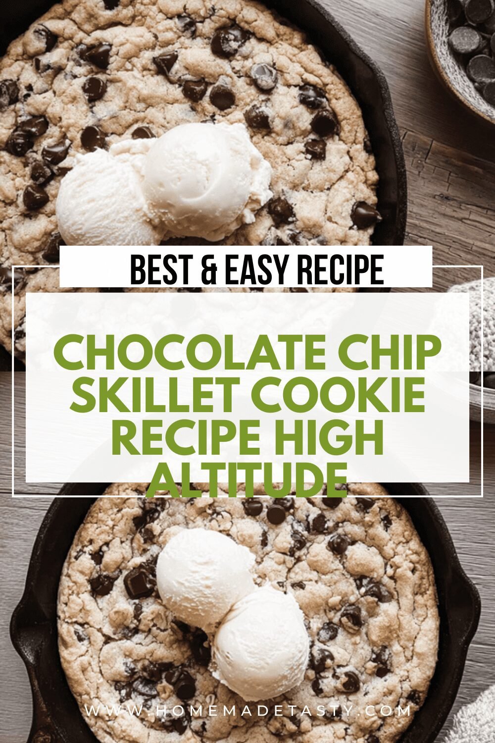 High Altitude Chocolate Chip Skillet Cookie Recipe For Perfect Baking 6 Chocolate Chip Skillet Cookie Recipe High Altitude