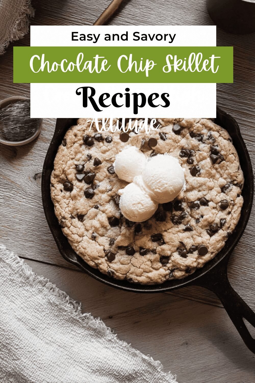 High Altitude Chocolate Chip Skillet Cookie Recipe For Perfect Baking 7 Chocolate Chip Skillet Cookie Recipe High Altitude