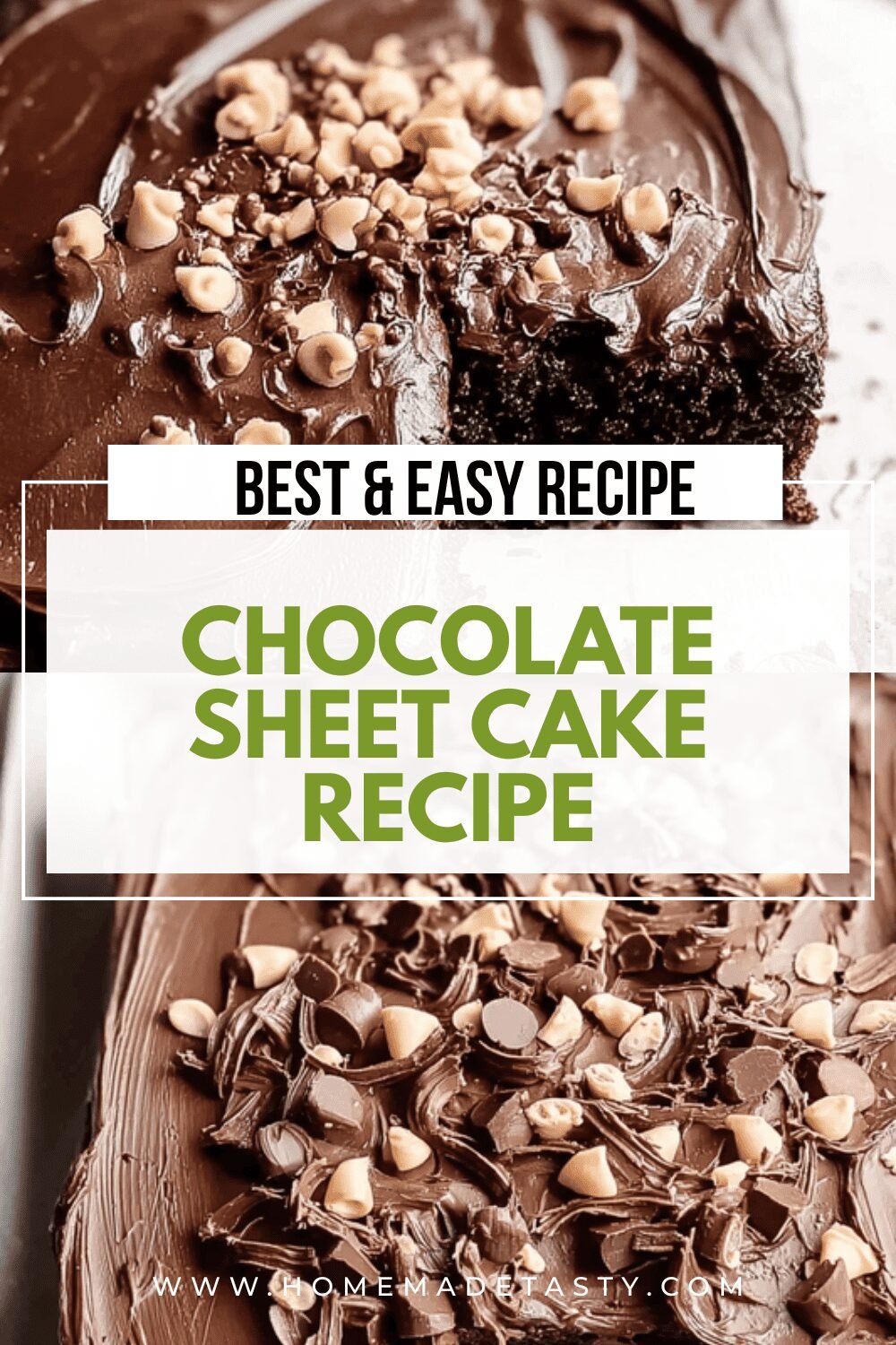 Chocolate Sheet Cake Recipe