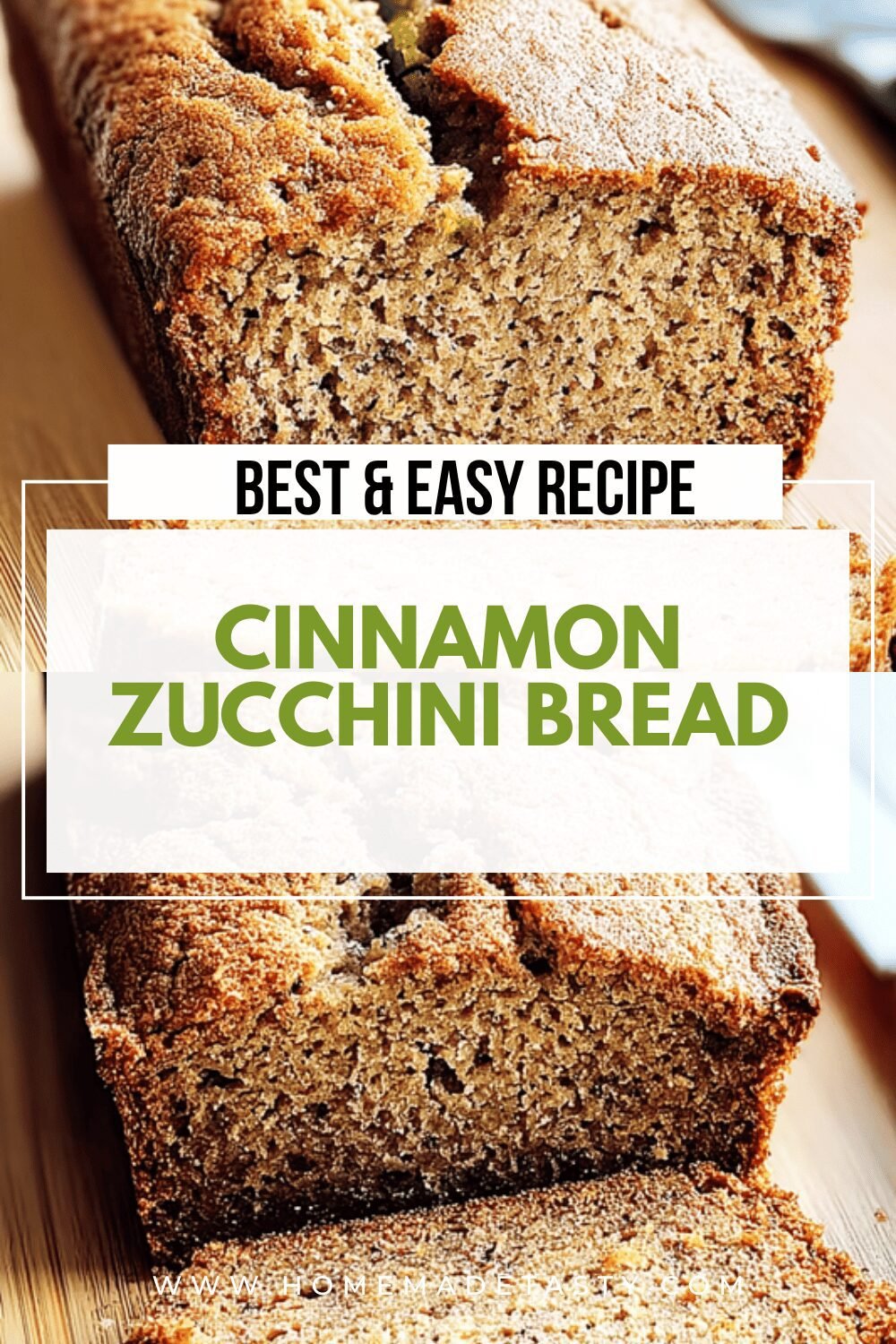 Cinnamon Zucchini Bread
