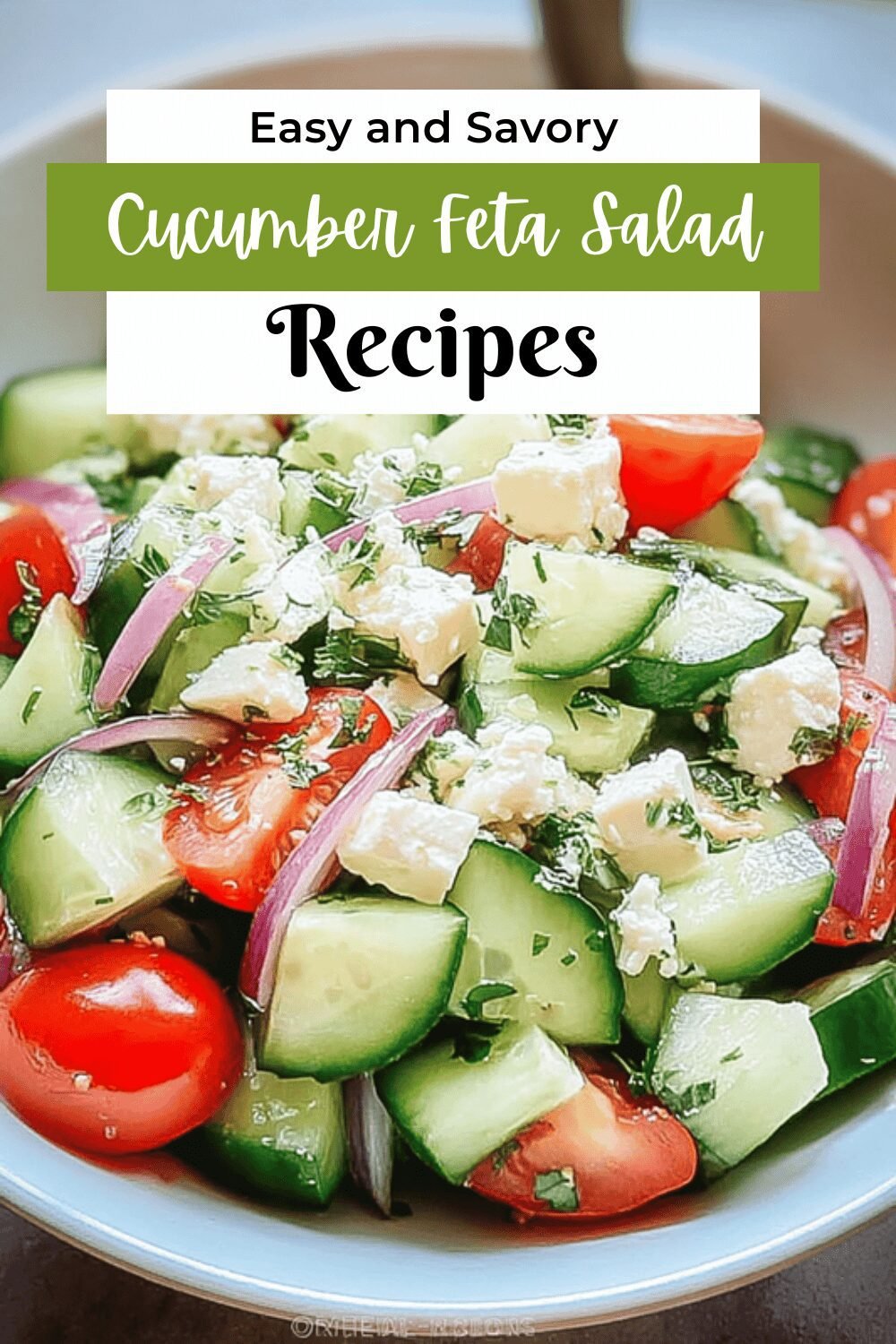 Tomato Cucumber Feta Salad Refreshing Summer Dish 7 Cucumber Feta Salad