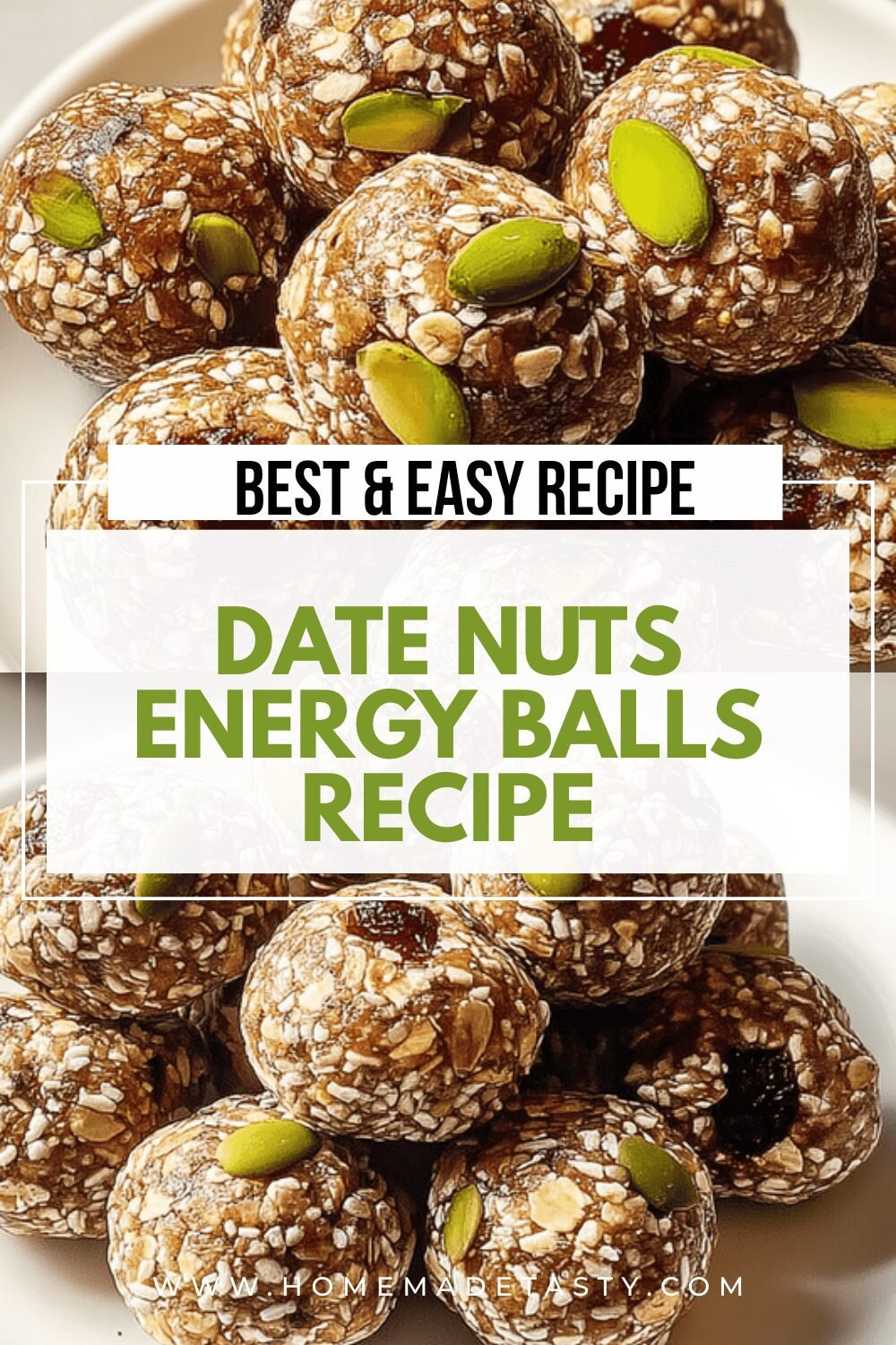 Date Nuts Energy Balls Recipe
